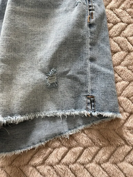 Seven 7 Denim Cutoff Shorts - Light Blue Distressed - Picture 3 of 8